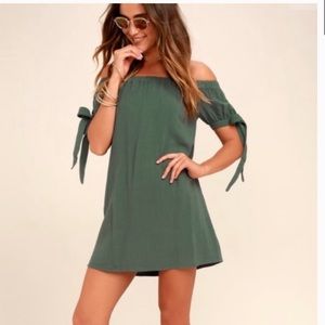 Lulus Tie Sleeve Casual Dress